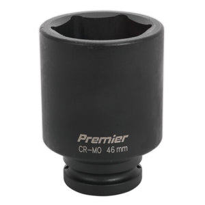 Sealey Impact Socket 46mm 3/4" Sq Drive Deep (Premier) - 6pt