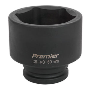 Sealey Impact Socket 60mm 3/4" Sq Drive (Premier) - 6pt