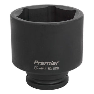 Sealey Impact Socket 65mm 3/4" Sq Drive Deep (Premier) - 6pt