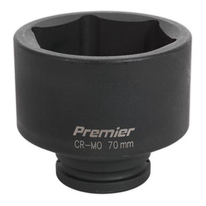 Sealey Impact Socket 70mm 3/4" Sq Drive (Premier) - 6pt