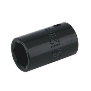 Sealey Impact Socket 12mm 3/8" Sq Drive (Premier) - 6pt