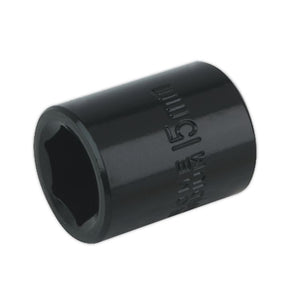 Sealey Impact Socket 15mm 3/8" Sq Drive (Premier) - 6pt