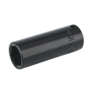 Sealey Impact Socket 16mm 3/8" Sq Drive Deep (Premier) - 6pt