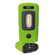 Load image into Gallery viewer, Sealey Rechargeable 360° Inspection Light 3W COB &amp; 1W SMD LED Green Lithium-Polymer
