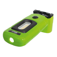 Load image into Gallery viewer, Sealey Rechargeable 360° Inspection Light 3W COB &amp; 1W SMD LED Green Lithium-Polymer
