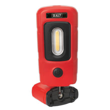 Load image into Gallery viewer, Sealey Rechargeable 360° Inspection Light 3W COB &amp; 1W SMD LED Red Lithium-Polymer
