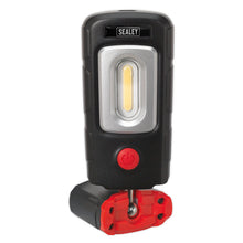 Load image into Gallery viewer, Sealey Rechargeable 360° Inspection Light 3W COB &amp; 1W SMD LED Black Lithium-Polymer
