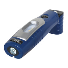 Load image into Gallery viewer, Sealey Rechargeable 360° Inspection Light 7 SMD &amp; 3W SMD LED Blue Lithium-ion
