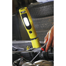 Load image into Gallery viewer, Sealey Rechargeable 360° Inspection Light 7 SMD &amp; 3W SMD LED Yellow Lithium-ion
