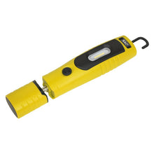 Load image into Gallery viewer, Sealey Rechargeable 360° Inspection Light 7 SMD &amp; 3W SMD LED Yellow Lithium-ion
