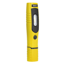 Load image into Gallery viewer, Sealey Rechargeable 360° Inspection Light 7 SMD &amp; 3W SMD LED Yellow Lithium-ion
