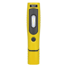 Load image into Gallery viewer, Sealey Rechargeable 360° Inspection Light 7 SMD &amp; 3W SMD LED Yellow Lithium-ion
