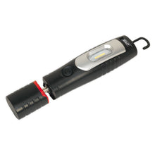 Load image into Gallery viewer, Sealey Rechargeable 360° Inspection Light 7 SMD &amp; 3W SMD LED Black Lithium-ion
