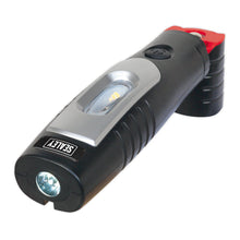 Load image into Gallery viewer, Sealey Rechargeable 360° Inspection Light 7 SMD &amp; 3W SMD LED Black Lithium-ion
