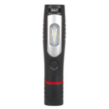 Load image into Gallery viewer, Sealey Rechargeable 360° Inspection Light 7 SMD &amp; 3W SMD LED Black Lithium-ion
