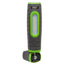 Load image into Gallery viewer, Sealey Rechargeable 360° Inspection Lamp 24 SMD &amp; 3W SMD LED Green 2 x Lithium-ion
