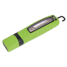 Load image into Gallery viewer, Sealey Rechargeable 360° Inspection Light 14 SMD &amp; SMD 3W LED - Green
