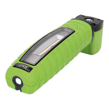 Load image into Gallery viewer, Sealey Rechargeable 360° Inspection Light 14 SMD &amp; SMD 3W LED - Green
