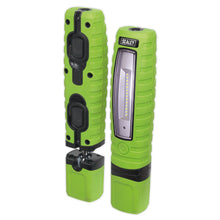 Load image into Gallery viewer, Sealey Rechargeable 360° Inspection Light 14 SMD &amp; SMD 3W LED - Green
