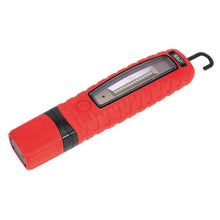 Load image into Gallery viewer, Sealey Rechargeable 360° Inspection Light 14 SMD &amp; 3W SMD LED Red Lithium-ion
