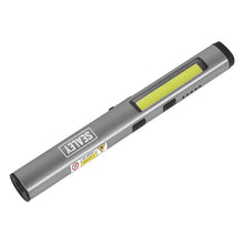 Load image into Gallery viewer, Sealey Penlight Torch, UV 5W COB &amp; 3W SMD LED, Laser Pointer Rechargeable
