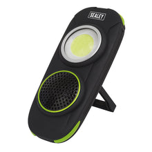 Load image into Gallery viewer, Sealey Rechargeable Torch, Wireless Speaker 10W COB LED
