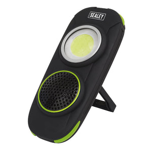 Sealey Rechargeable Torch, Wireless Speaker 10W COB LED