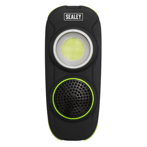 Sealey Rechargeable Torch, Wireless Speaker 10W COB LED