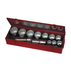 Teng Socket Set 1" Drive MM 15pcs - 12pt