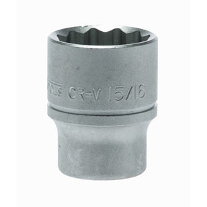 Teng Socket 1/2" Drive 15/16" - 12pt