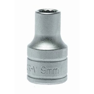 Teng Socket 1/2" Drive 9mm - 12pt