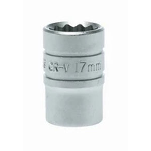 Teng Socket 1/2" Drive 17mm - 12pt