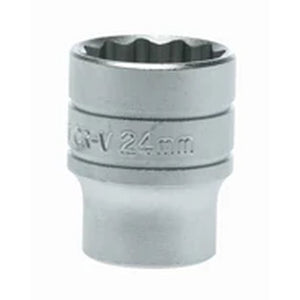 Teng Socket 1/2" Drive 24mm - 12pt