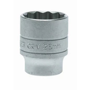 Teng Socket 1/2" Drive 26mm - 12pt