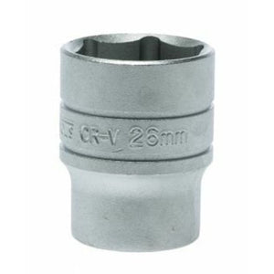 Teng Socket 1/2" Drive 26mm - 6pt