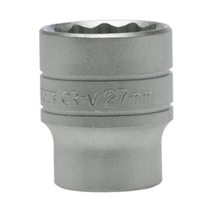 Teng Socket 1/2" Drive 27mm - 12pt