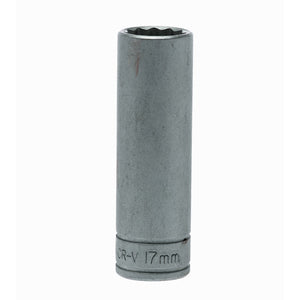 Teng Socket 1/2" Drive Deep 17mm - 12pt