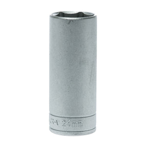 Teng Socket 1/2" Drive Deep 24mm - 6pt