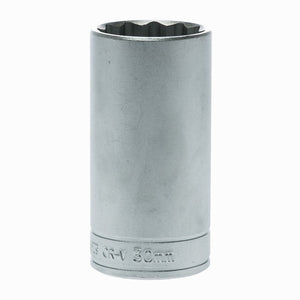 Teng Socket 1/2" Drive Deep 30mm - 12pt