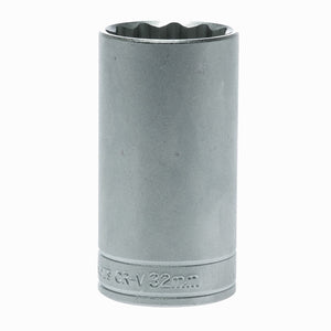 Teng Socket 1/2" Drive Deep 32mm - 12pt