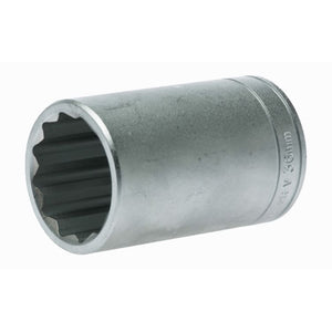 Teng Socket 1/2" Drive Deep 36mm - 12pt