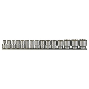 Teng Socket Set 1/2" Drive AF 15pcs - 12pt