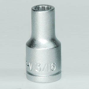 Teng Socket 1/4" Drive AF 3/16" - 12pt