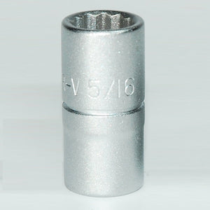 Teng Socket 1/4" Drive AF 5/16" - 12pt