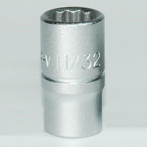 Teng Socket 1/4" Drive AF 11/32" - 12pt