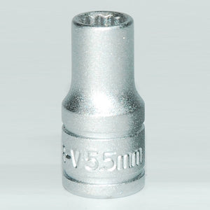 Teng Socket 1/4" Drive 5.5mm - 12pt