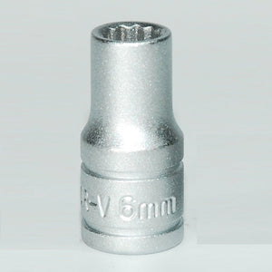 Teng Socket 1/4" Drive 6mm - 12pt