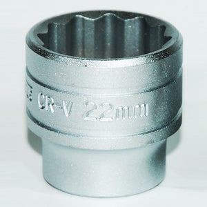 Teng Socket 3/8" Drive 22mm - 12pt