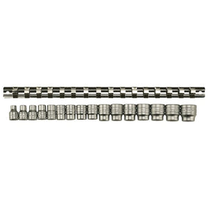 Teng Socket Set 3/8" Drive MM 16pcs - 6pt