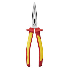 Load image into Gallery viewer, Teng 1000V Insulated Long Nose Plier Bent 8&quot; TPR Grip
